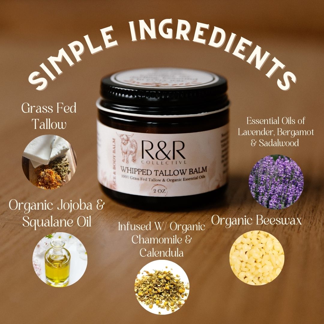 Lavender & Sandalwood Whipped Tallow Balm