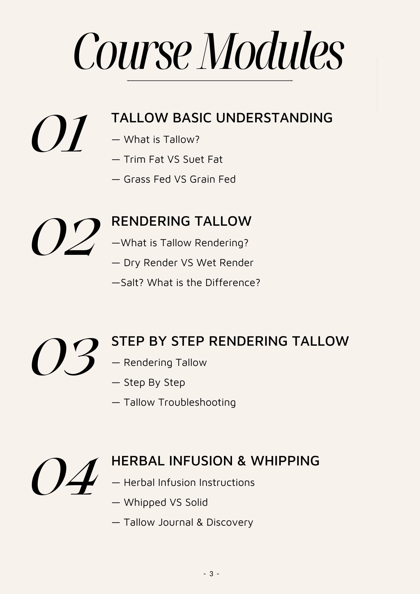 Tallow 101- The Ultimate Beginners Guide