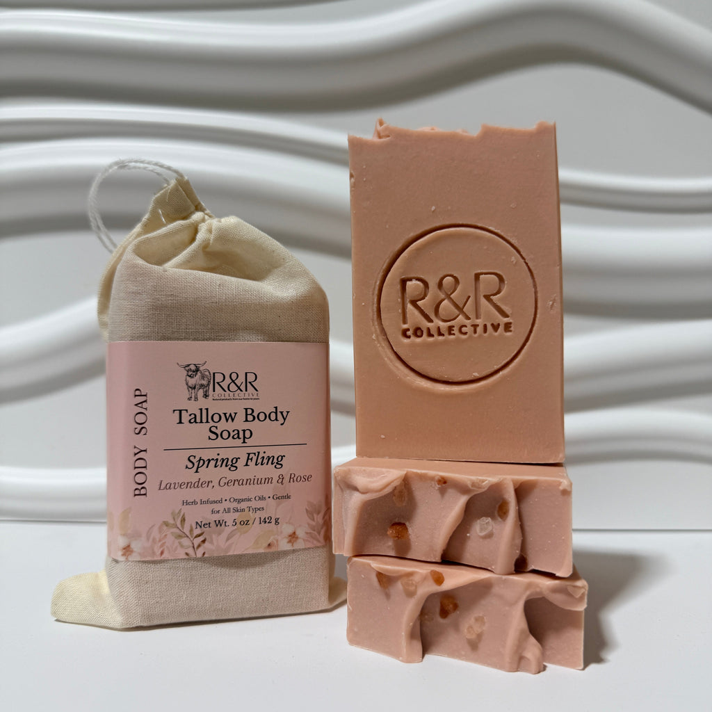 Spring Fling | Lavender & Rose | Handmade Tallow Soap - R&R Collective