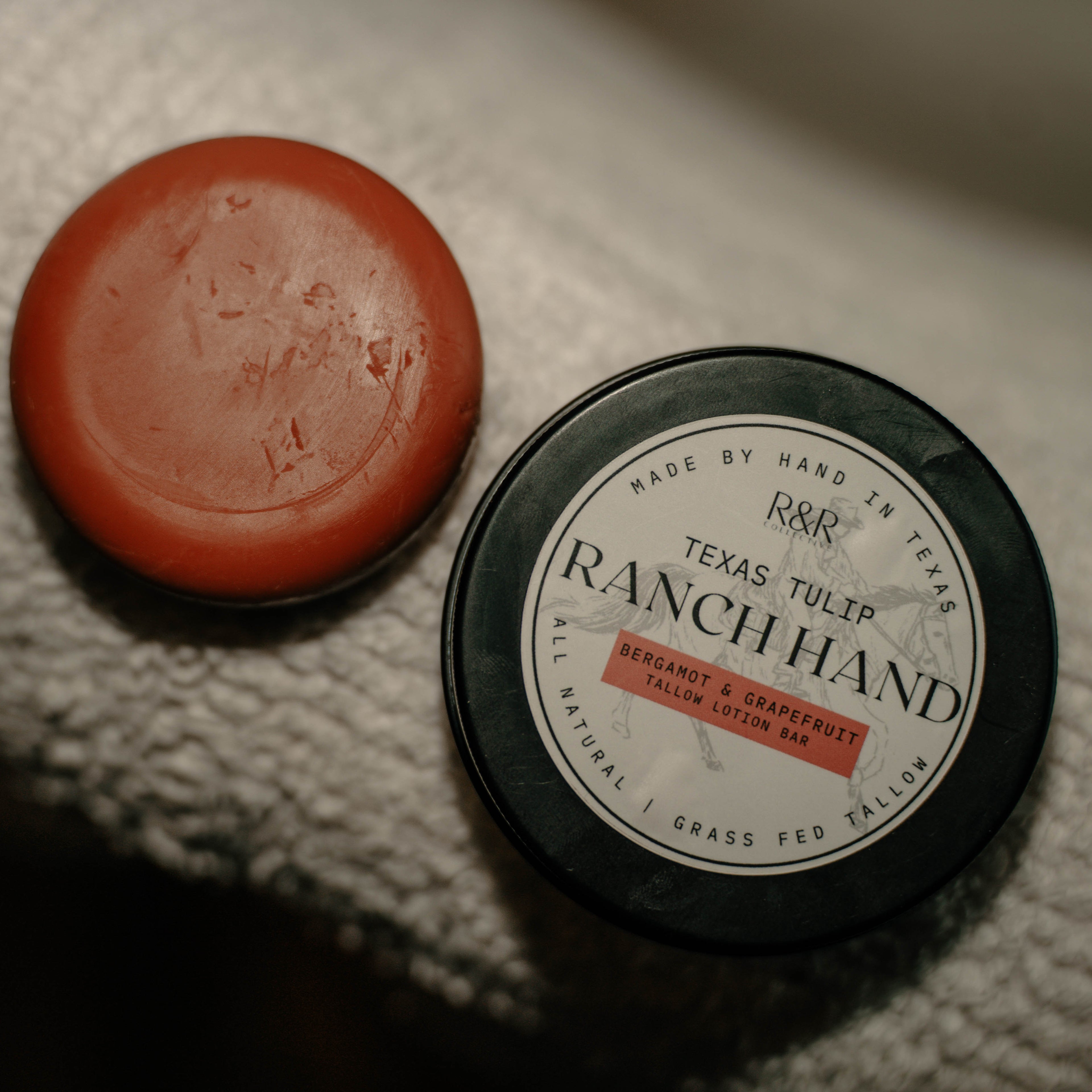 Ranch Hand Tallow Lotion Bar- Texas Tulip