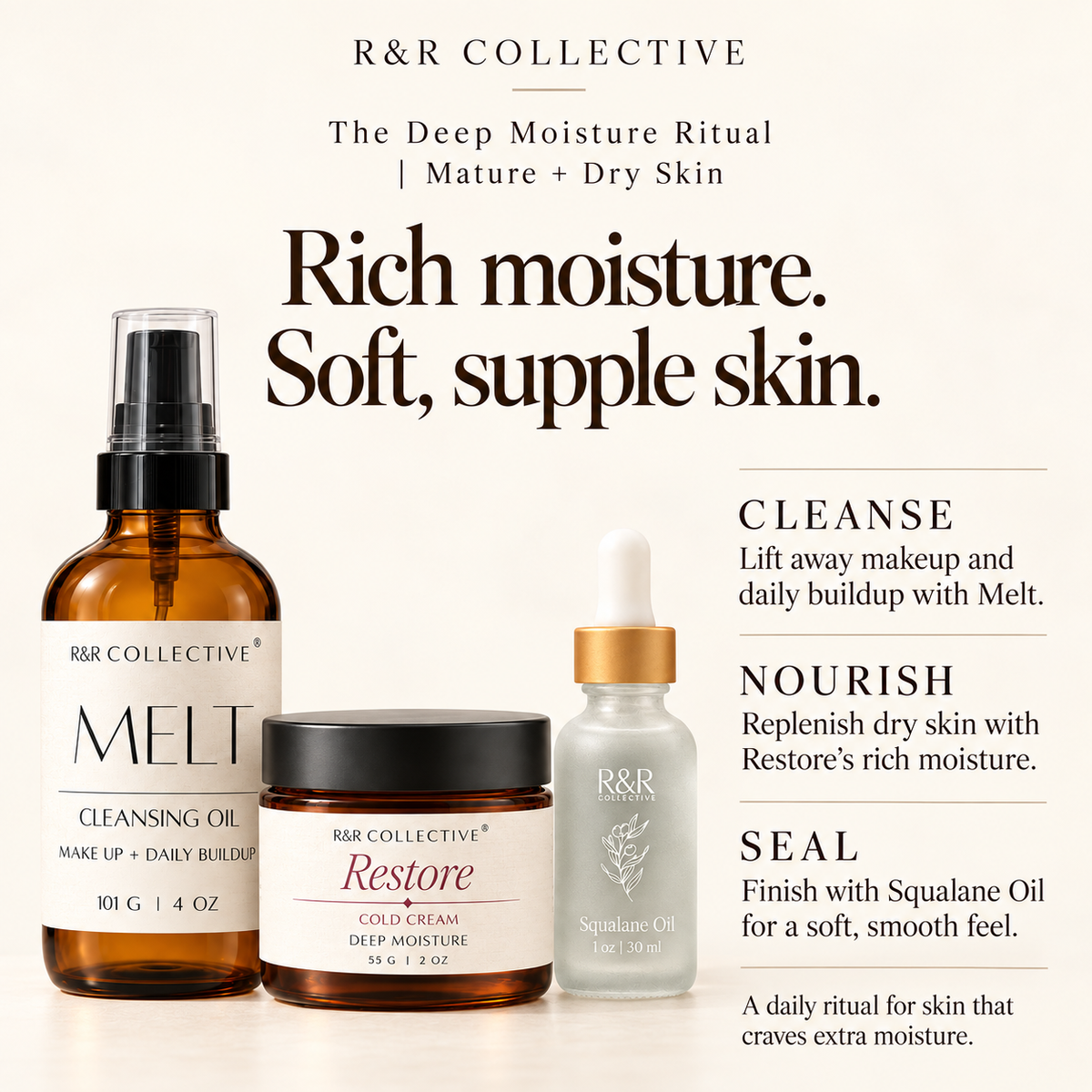 the Deep Moisture Ritual | Mature + Dry Skin