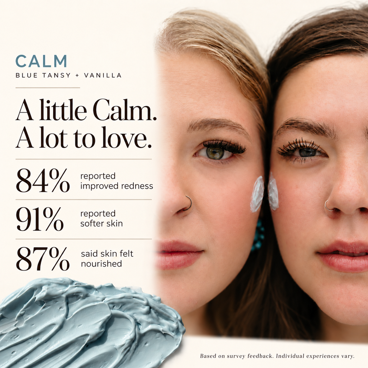 Calm Cold Cream | Blue Tansy & Vanilla | Redness + Sensitivity