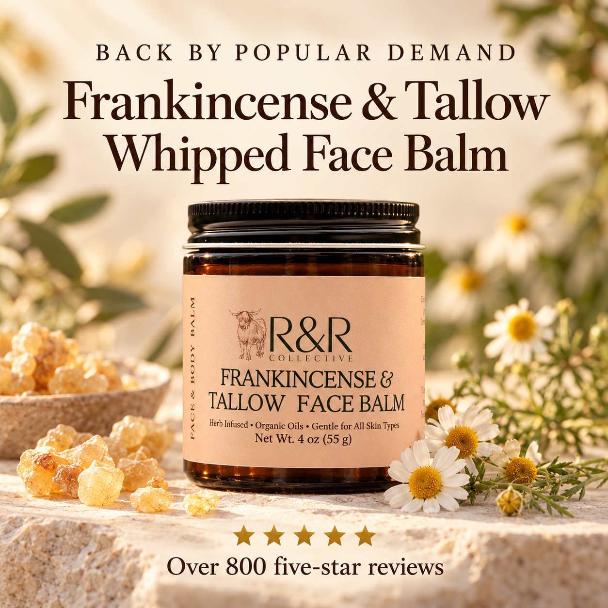 Frankincense & Tallow Face Balm