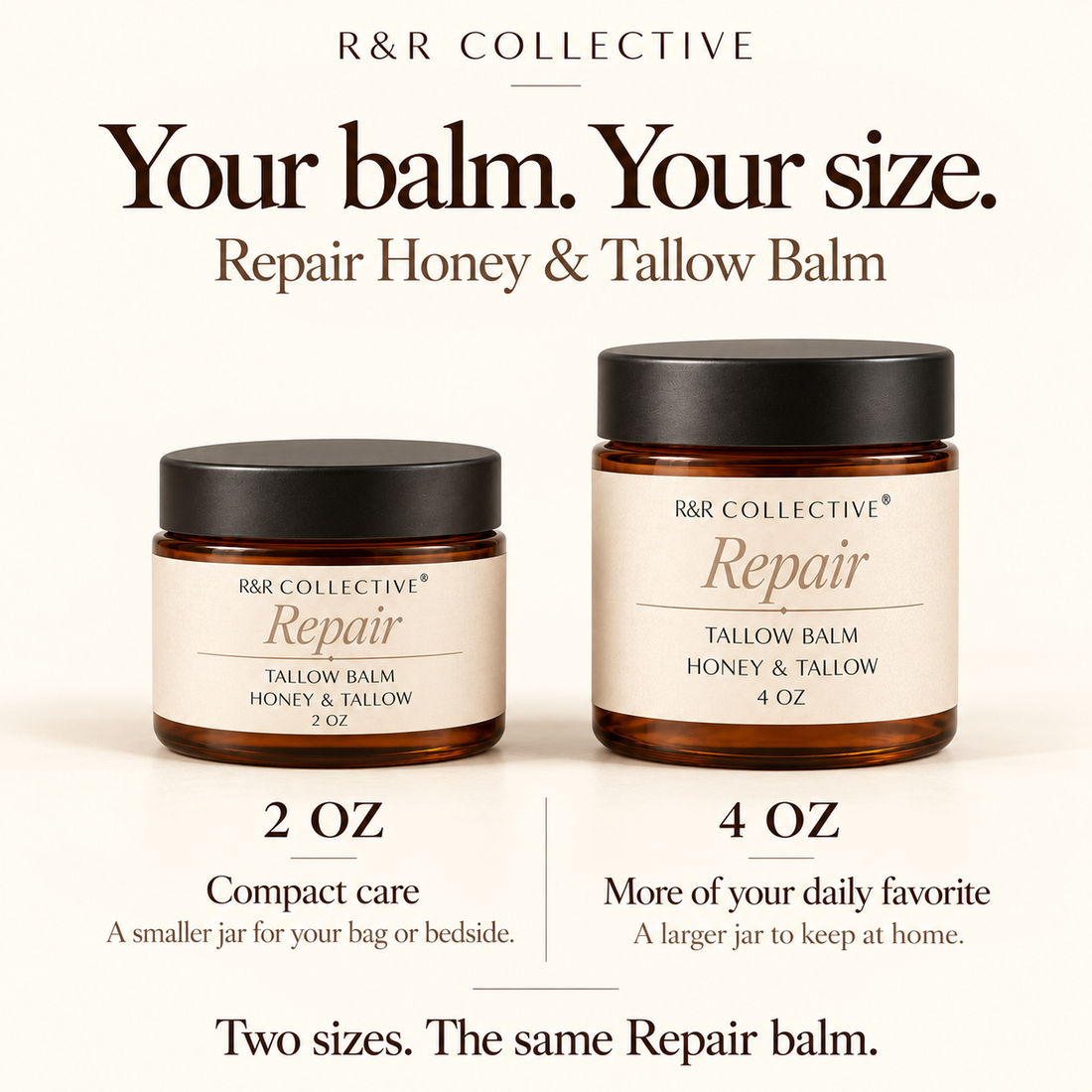 Repair Tallow Balm | Honey & Herb | Dry + Sensitive Skin