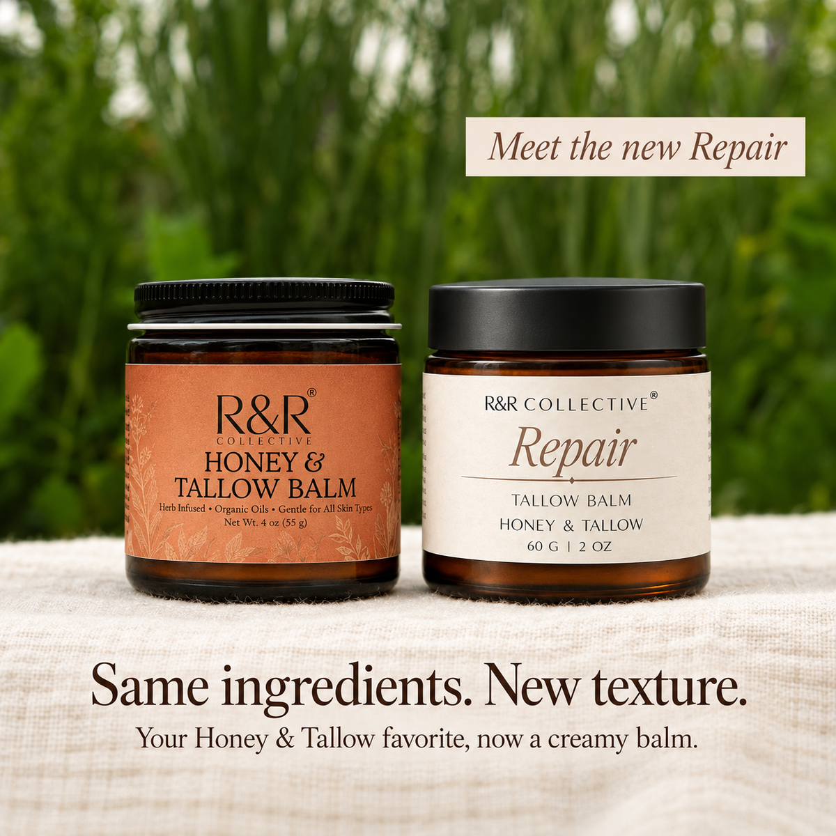 Repair Tallow Balm | Honey & Herb | Sensitive + Irritated Skin