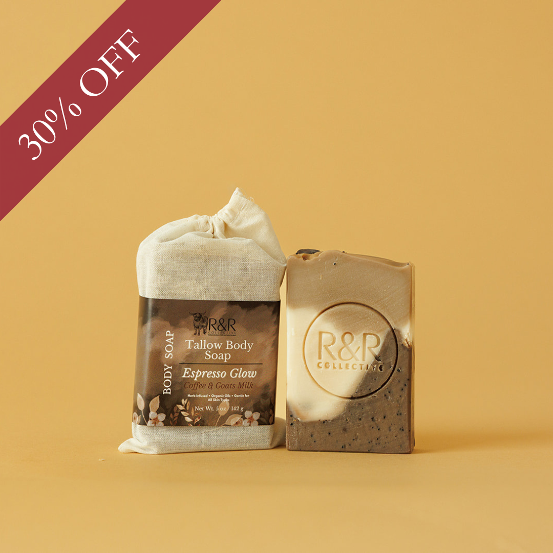 Espresso Glow Tallow Body Soap Bar