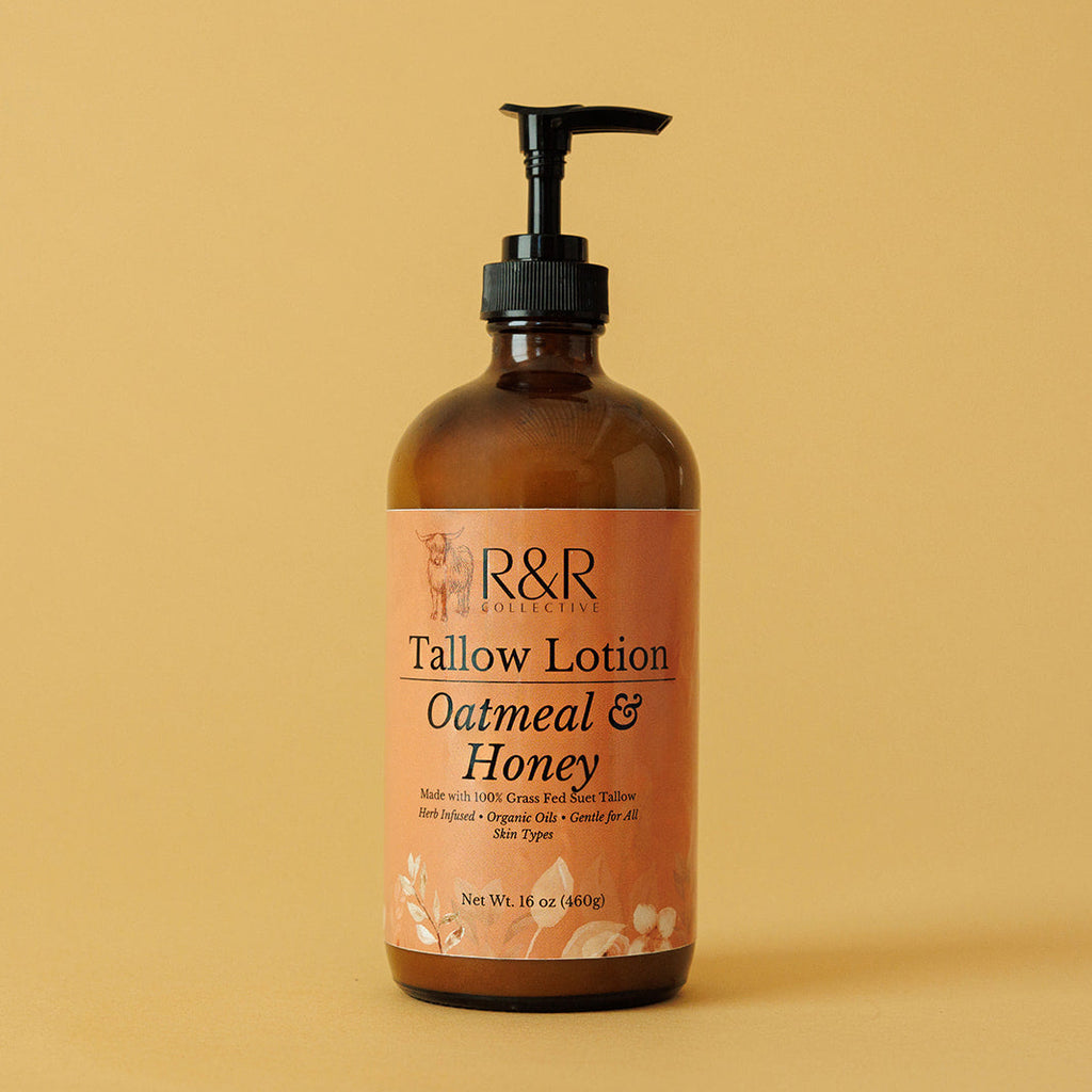 Oatmeal and Honey Tallow Lotion - R&R Collective