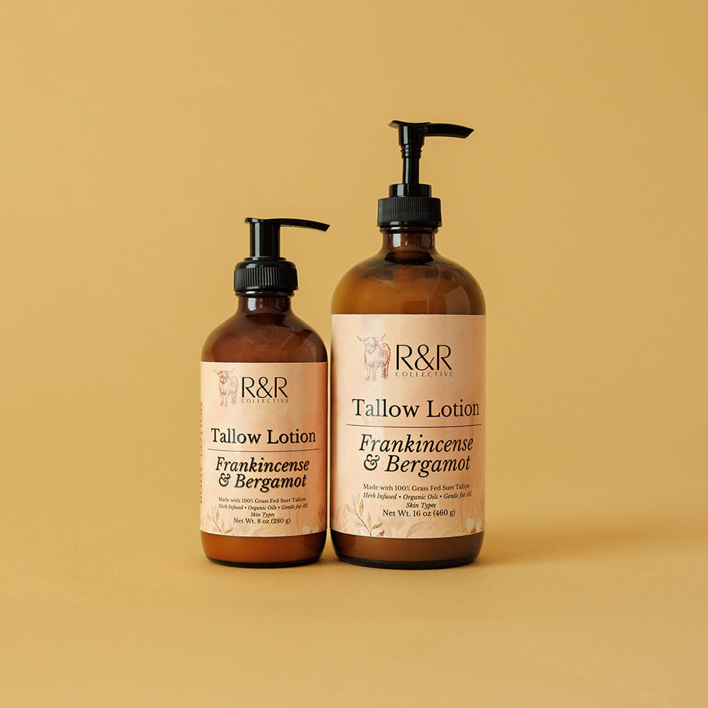 Frankincense and Bergamot Tallow Lotion