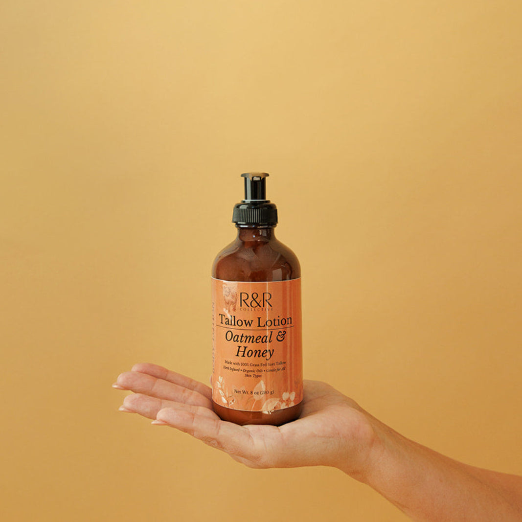 Oatmeal and Honey Tallow Lotion