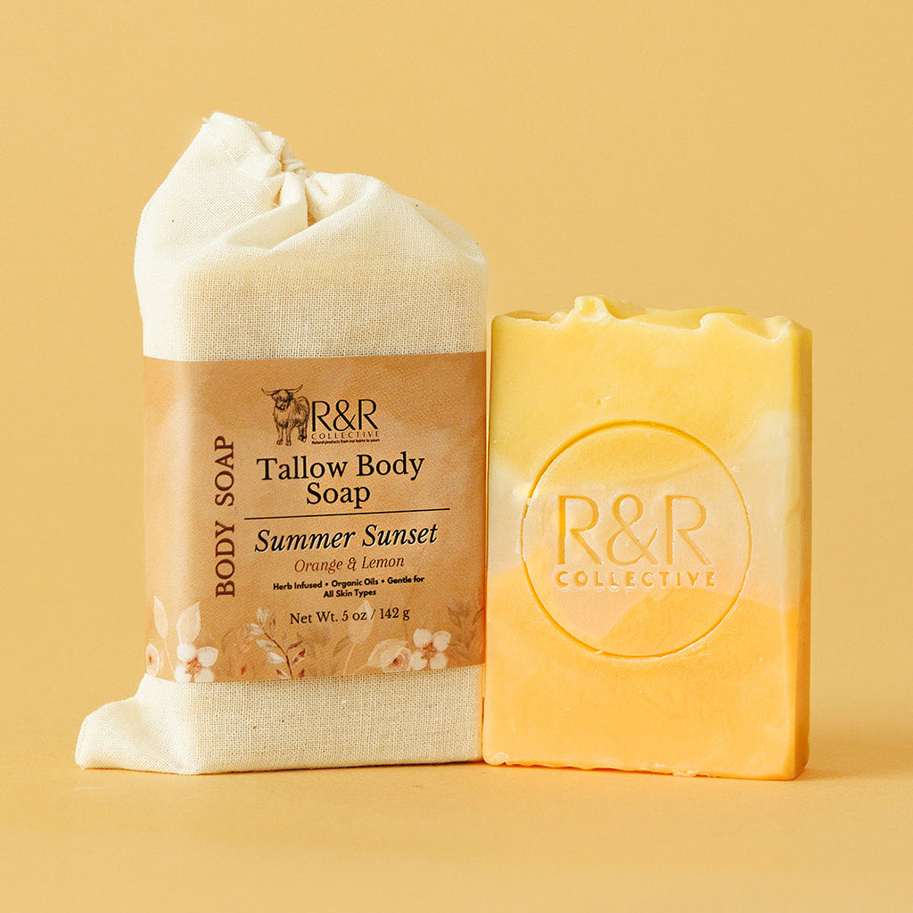 Summer Sunset Tallow Soap Bar