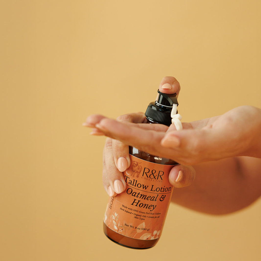 Oatmeal and Honey Tallow Lotion