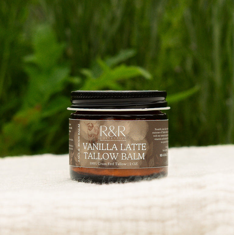 Vanilla Latte Tallow Balm | Coffee & Vanilla Tallow Moisturizer for Soft, Hydrated Skin