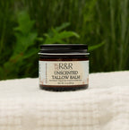 Unscented Herb Infused Tallow Balm | Soothing Herbal Balm for Sensitive & Irritated Skin