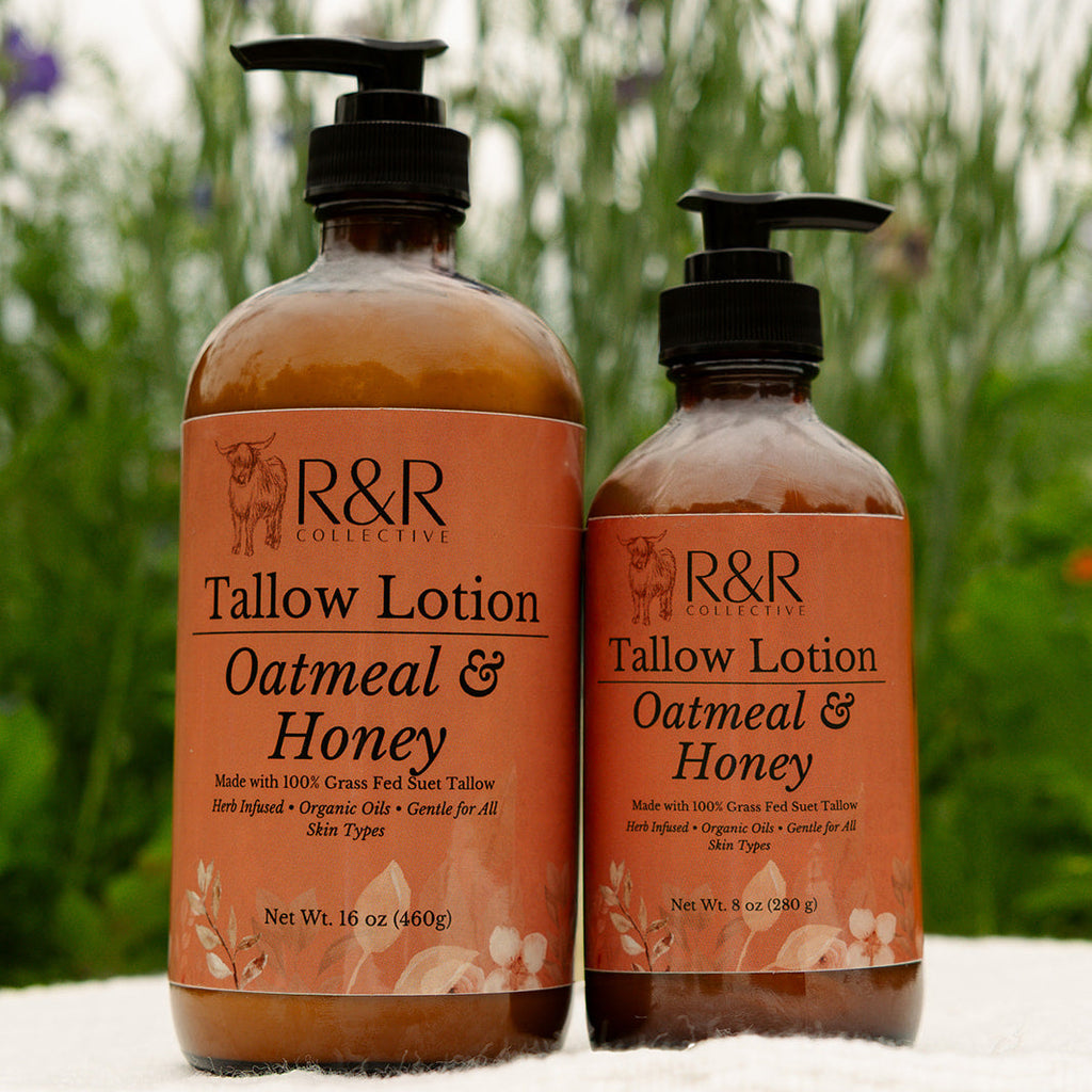 Oatmeal and Honey Tallow Lotion