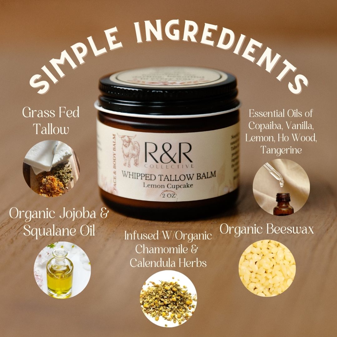 Lemon Cupcake Whipped Tallow Balm