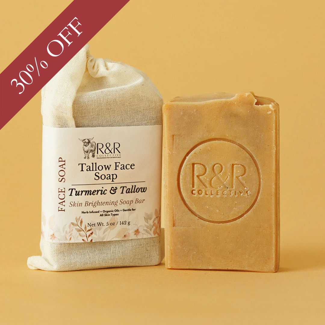Turmeric & Tallow Face Brightening Soap Bar
