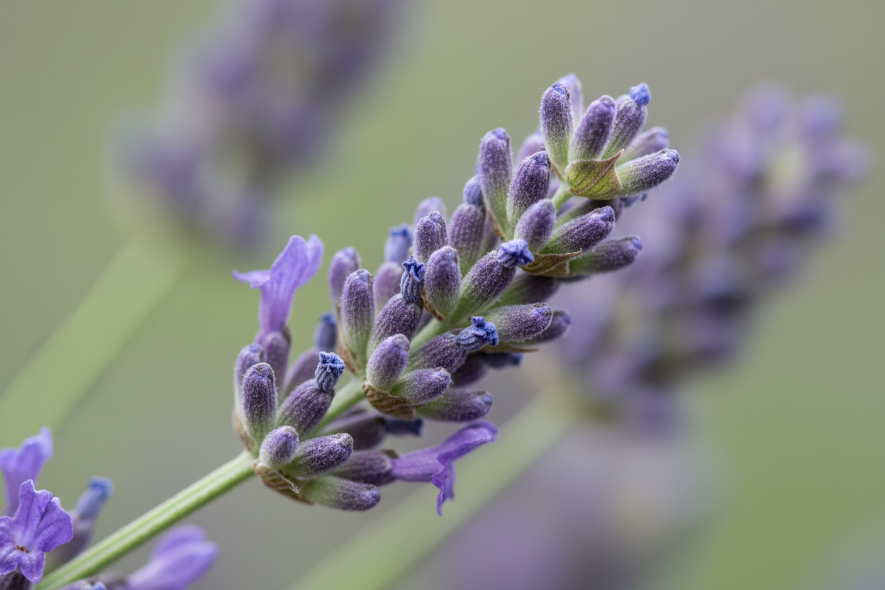 macro lavender