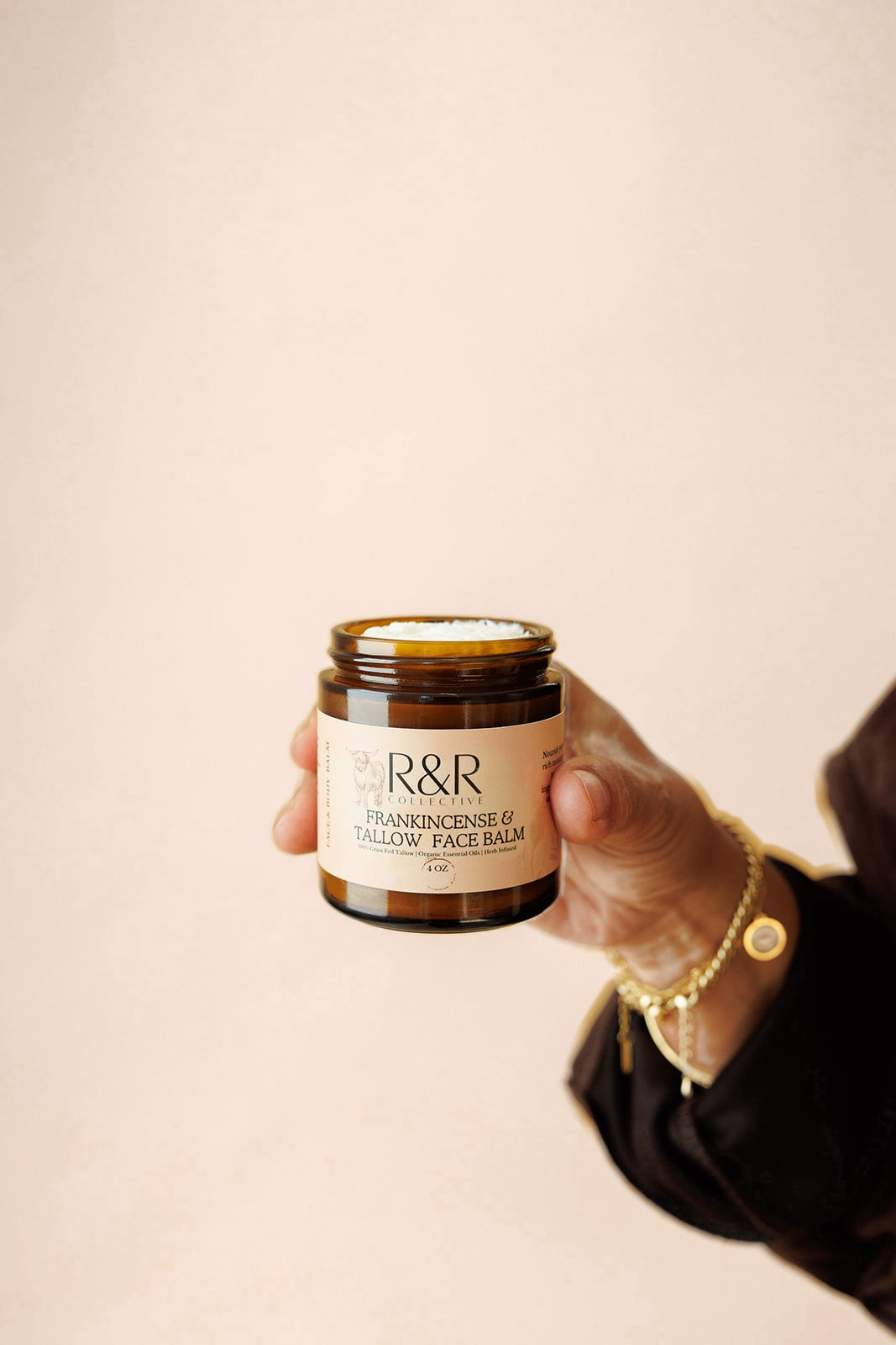 Frankincense & Tallow Face Balm, 4 oz jar
